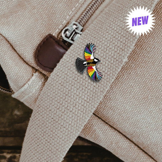 Fly with Pride Rainbow Pin