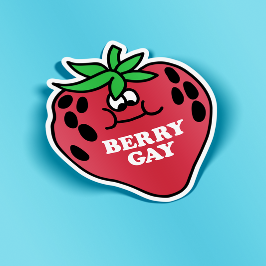 Berry Gay Retro | Sticker