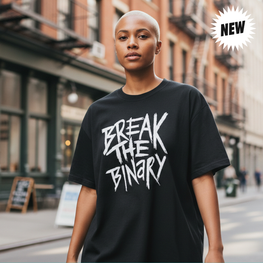 Break the Binary Tee (Comfort Colors)