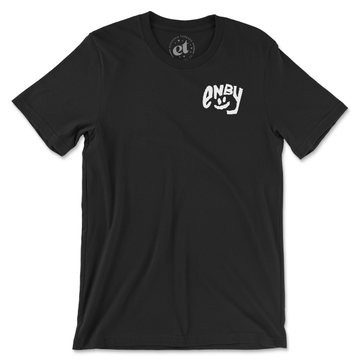 Enby Smiley Unisex Tee - Black Black