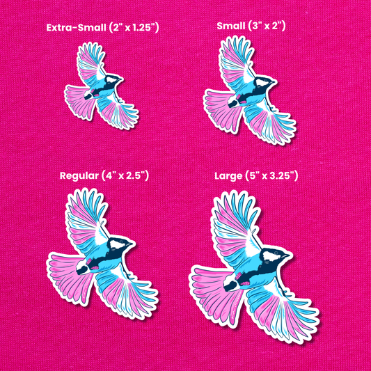 Fly with Trans Pride Sticker