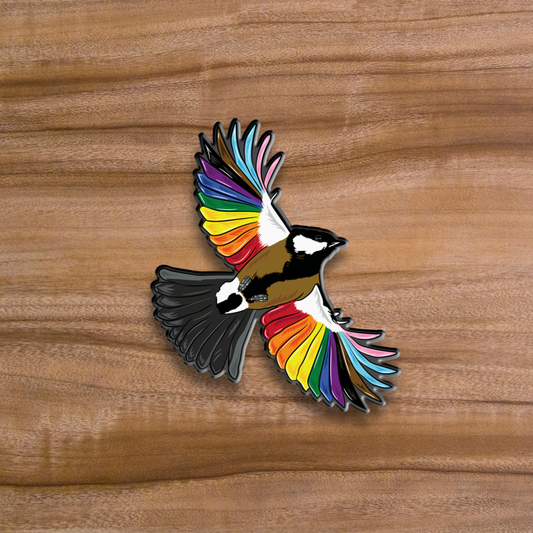 Fly with Pride Rainbow Pin