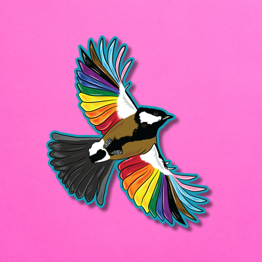 Fly with Pride Rainbow Sticker