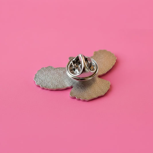 Fly With Trans Pride Bird Enamel Pin