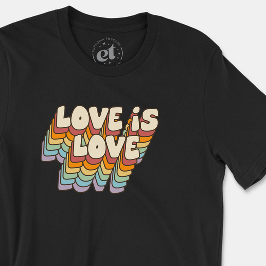 Love is Love Retro | Unisex Tee