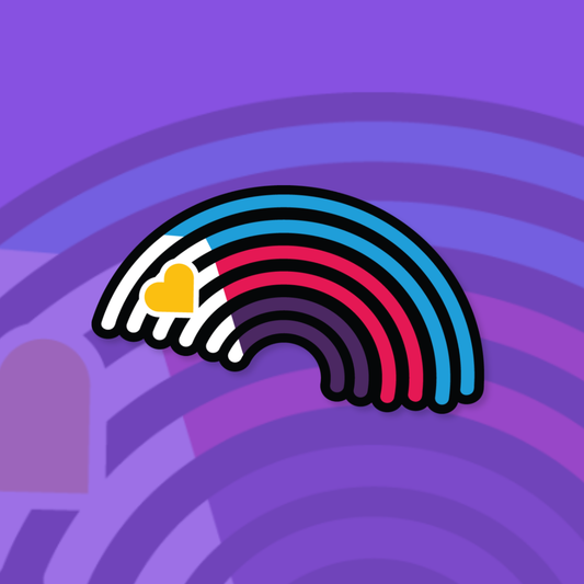 Polyamory Rainbow Pride Sticker