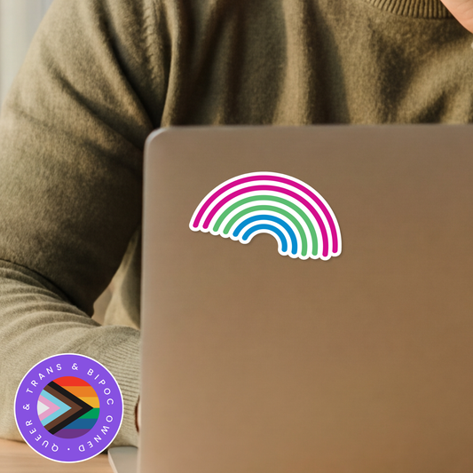 Polysexual Rainbow Pride Sticker
