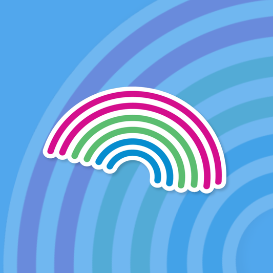 Polysexual Rainbow Pride Sticker