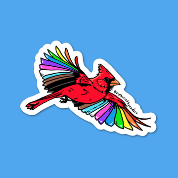 Prideful Flight Bird Sticker