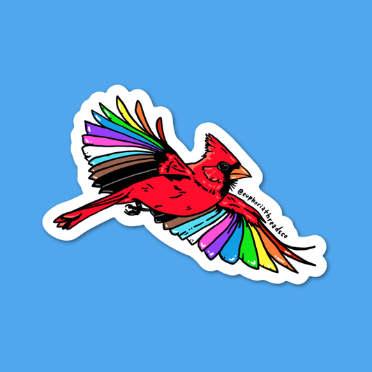 Prideful Flight Bird Sticker