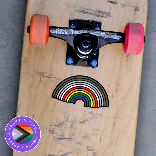 Progress Rainbow Pride Sticker