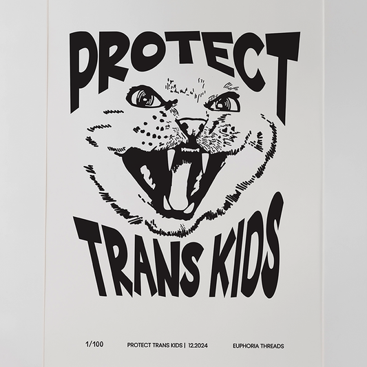 Protect Trans Kids | Transgender Art Print (Limited Release)