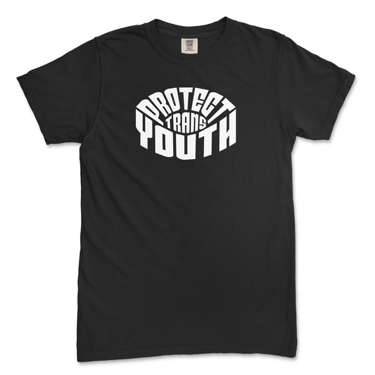 Protect Trans Youth Warp Tee (Comfort Colors)