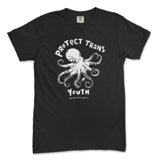 Protect Trans Youth Octopus Tee (Comfort Colors)