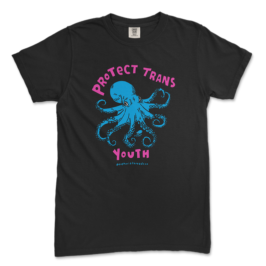 Protect Trans Youth Octopus Tee (Comfort Colors)