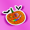 Proud Rainbow Pumpkin Holographic Sticker