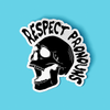 Respect Pronouns Waterproof Sticker - Euphoria Threads Apparel Co.