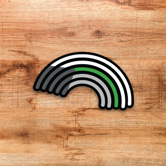 Demiromantic Rainbow Pride Sticker