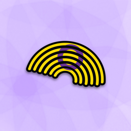 Intersex Rainbow Pride Sticker
