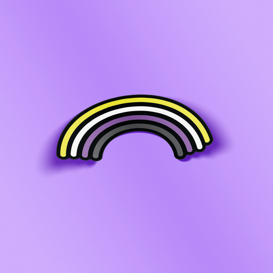 Nonbinary Rainbow Pride Sticker