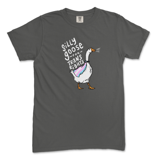Silly Goose For Trans Rights Tee (Comfort Colors)