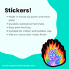 Genderqueer Rainbow Pride Sticker