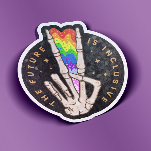 The Future is Inclusive | Holographic Sticker