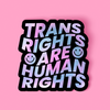 Trans Rights Tie Dye | Sticker