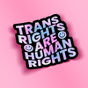 Trans Rights Tie Dye | Sticker