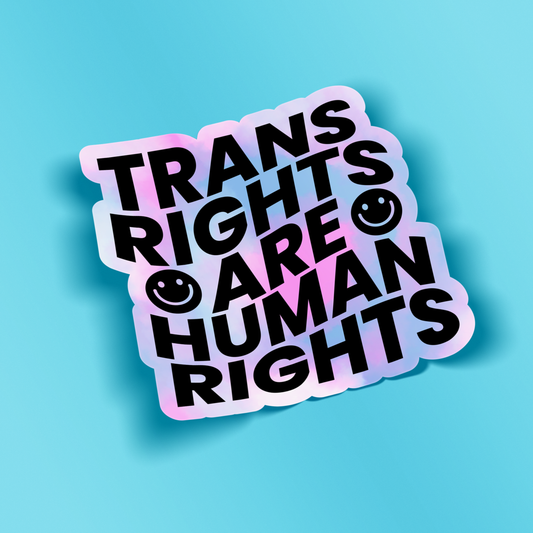 Trans Rights Tie Dye | Sticker