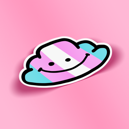 Happy Trans Cloud | Sticker