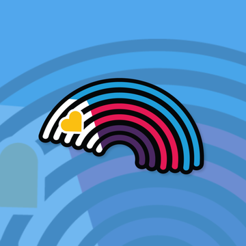 Polyamory Rainbow Pride Sticker