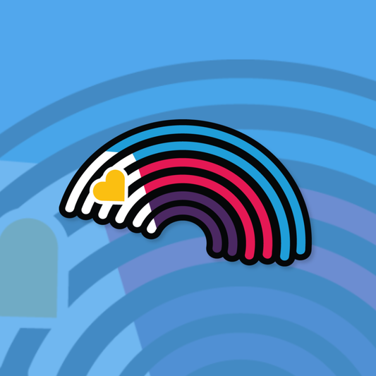 Polyamory Rainbow Pride Sticker