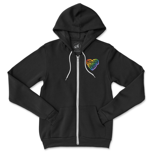 You Are Loved Rainbow Heart