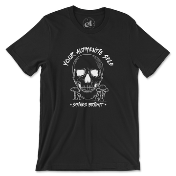 Your Authentic Self Shines Bright Unisex Tee - Black - Euphoria Threads Apparel Co.