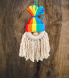 Rainbow Pride Gnome Handmade Ornament