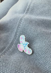 Fly With Trans Pride Bird Enamel Pin