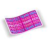 Protect Trans Kids Waterproof Sticker - Euphoria Threads Apparel Co.